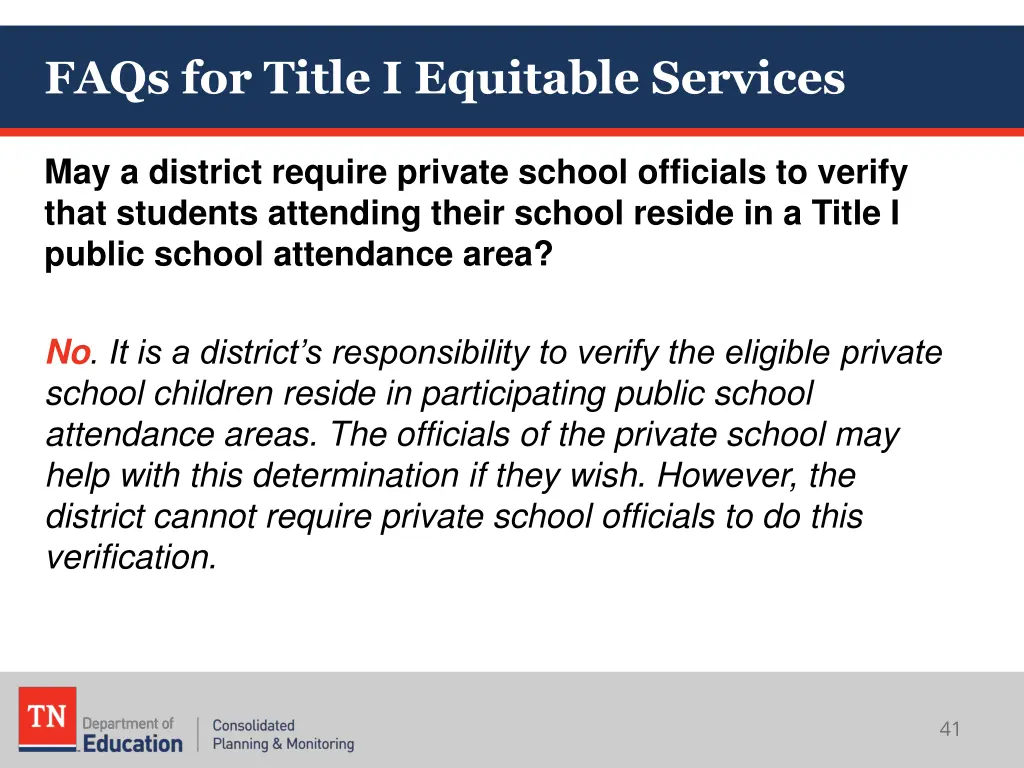 faqs for title i equitable services 1