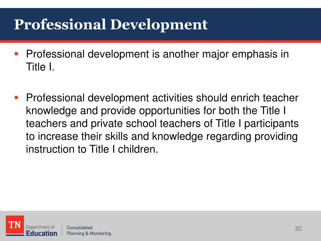 professional development