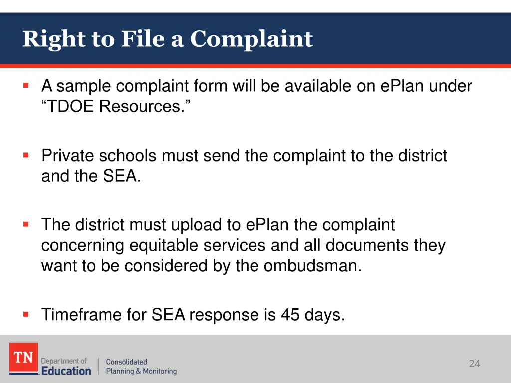 right to file a complaint 2