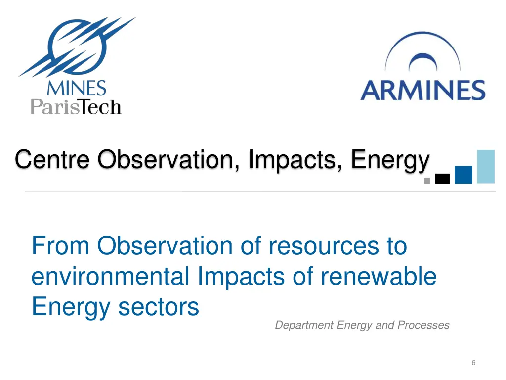 centre observation impacts energy