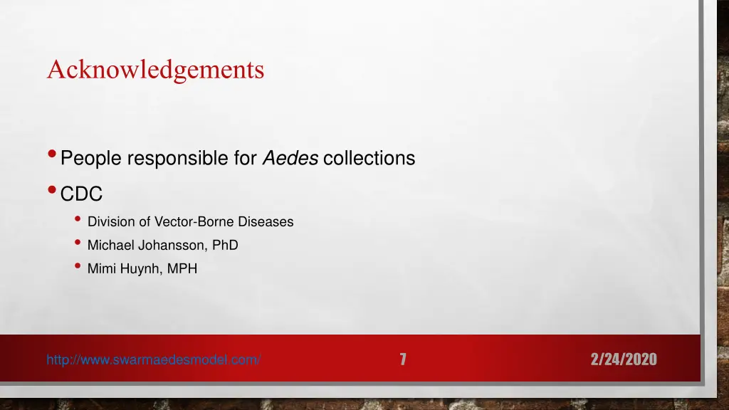 acknowledgements
