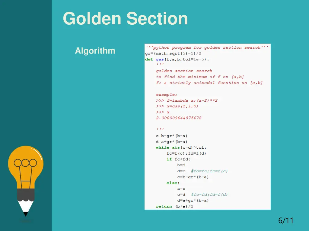 golden section 2
