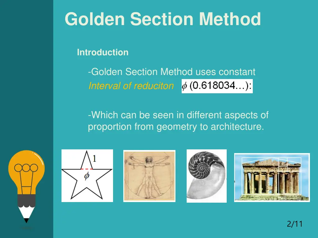 golden section method