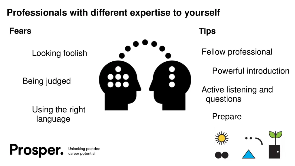professionals with different expertise to yourself