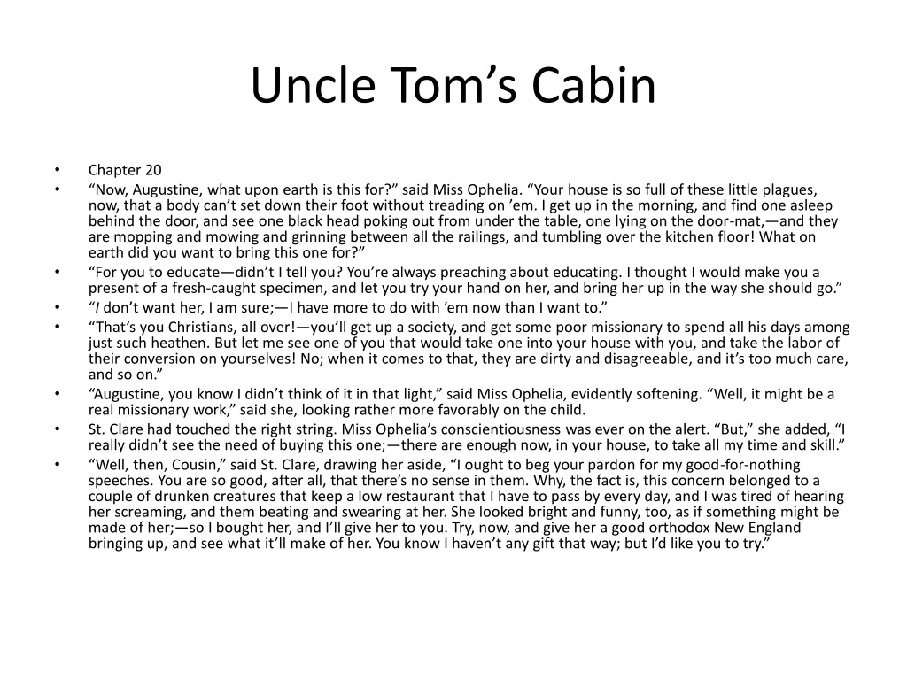 uncle tom s cabin