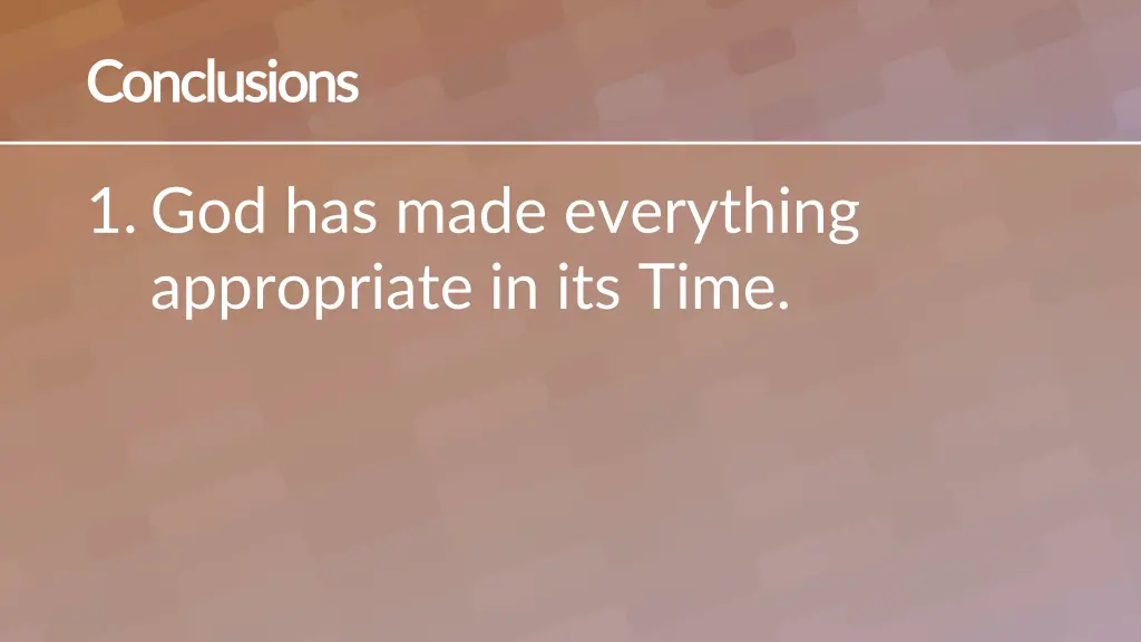 conclusions conclusions 1