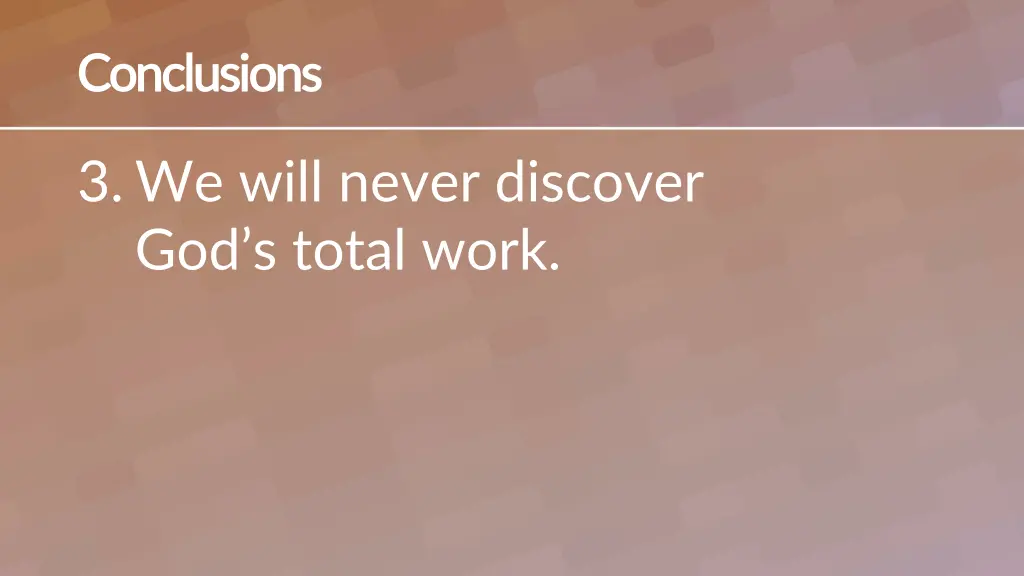 conclusions conclusions 3