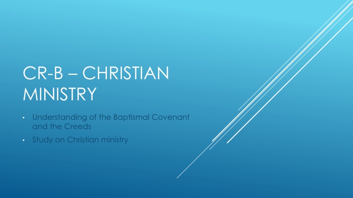 cr b christian ministry