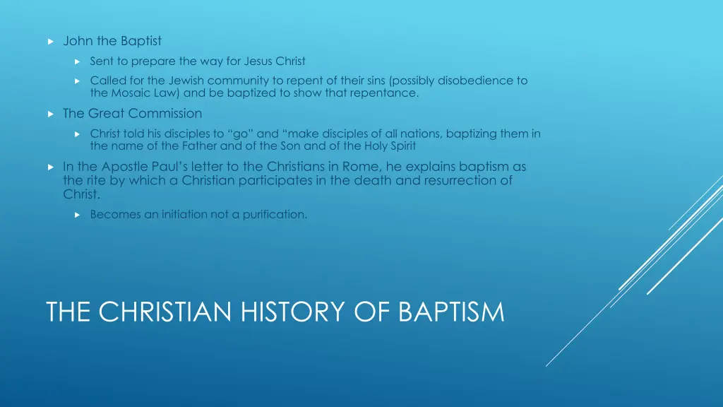 john the baptist