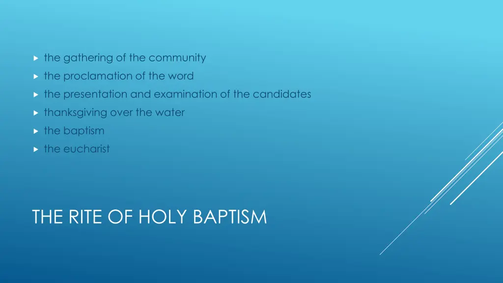 the gathering of the community