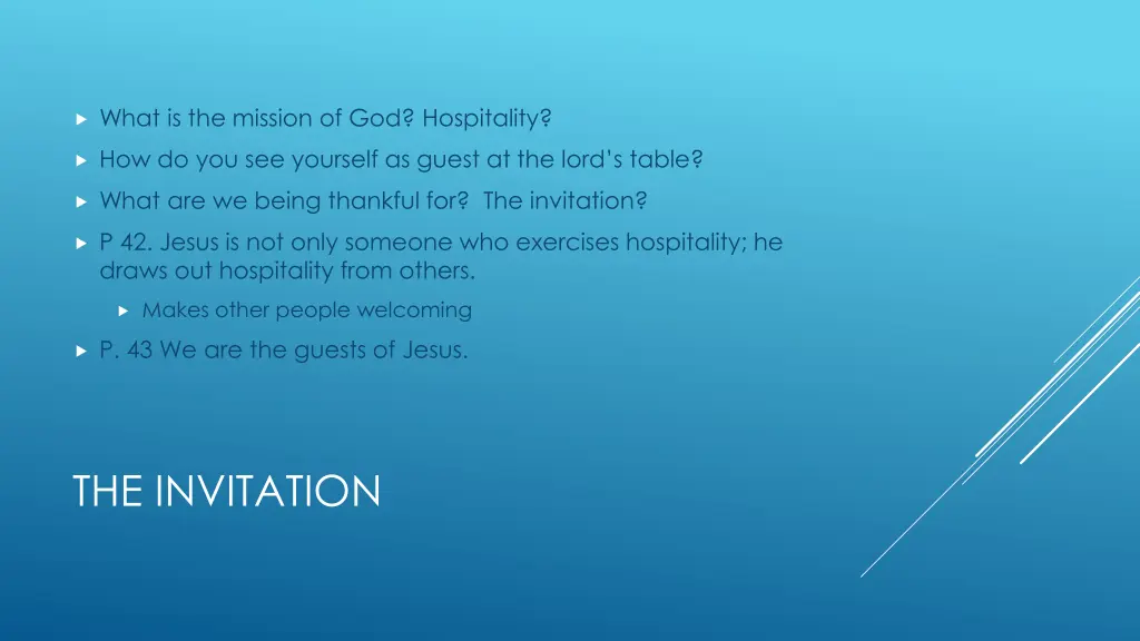 what is the mission of god hospitality