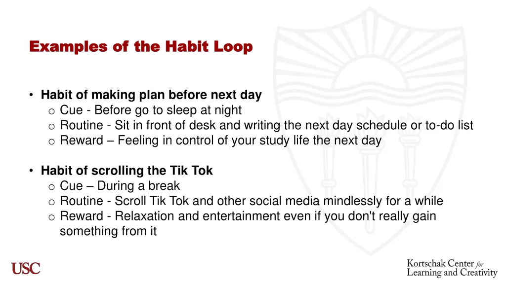 examples of the habit loop examples of the habit