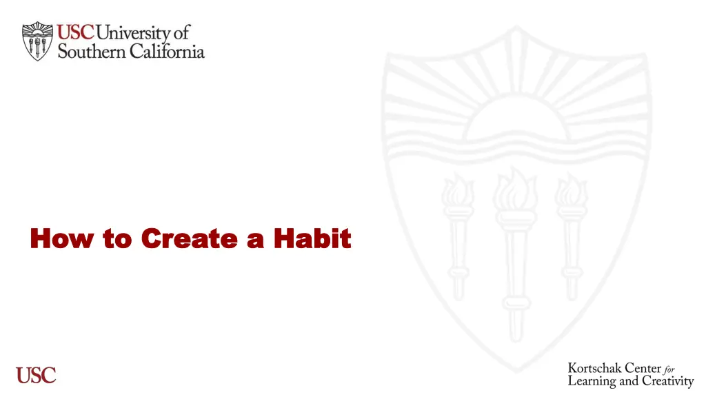 how to create a habit how to create a habit
