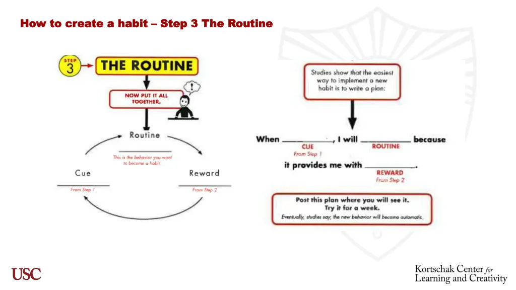 how to create a habit how to create a habit step 2
