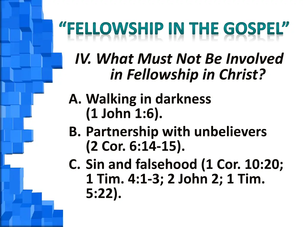 fellowship in the gospel 4