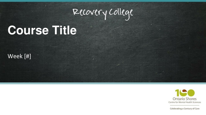course title