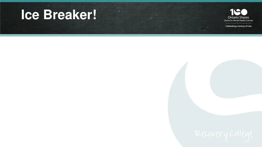 ice breaker