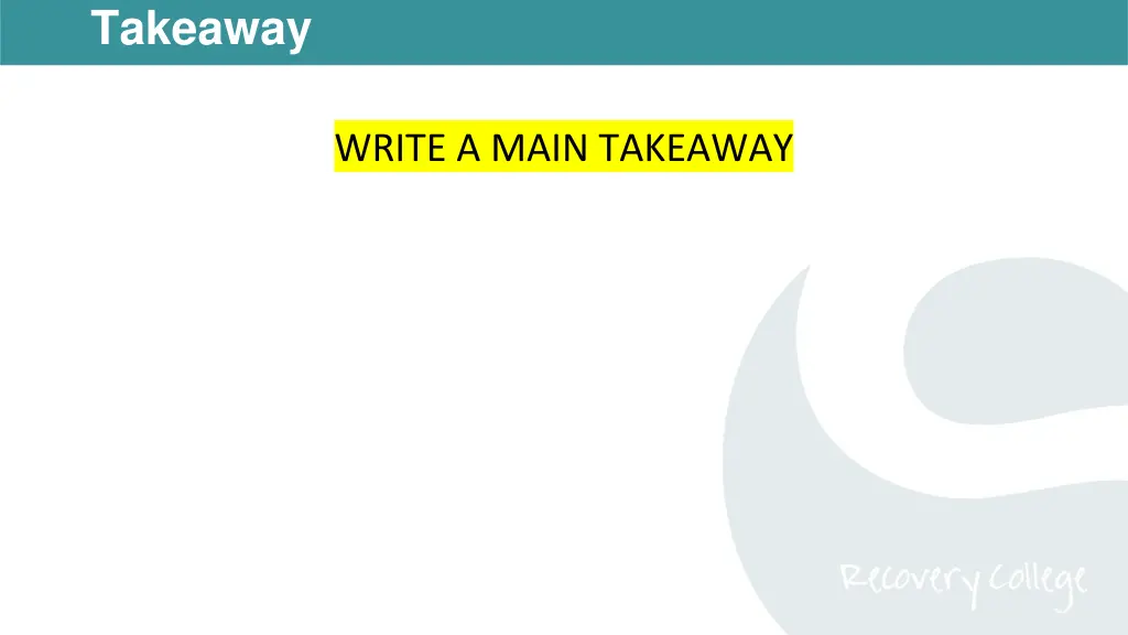 takeaway