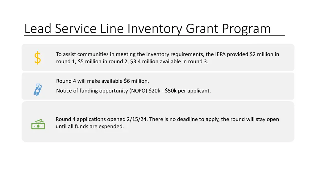 lead service line inventory grant program