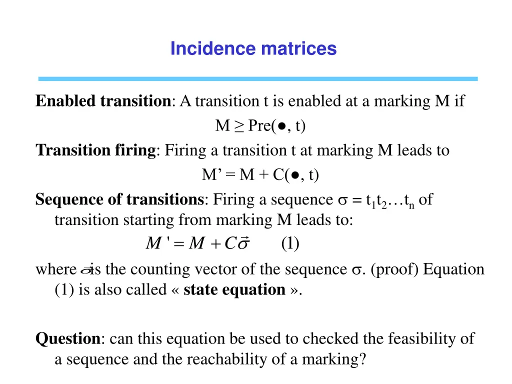 incidence matrices 2