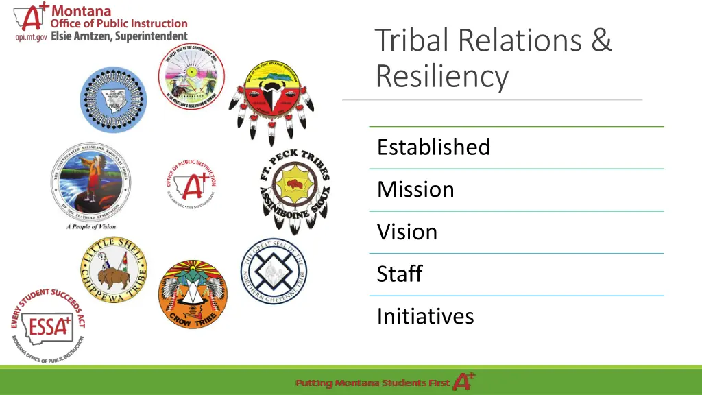 tribal relations resiliency