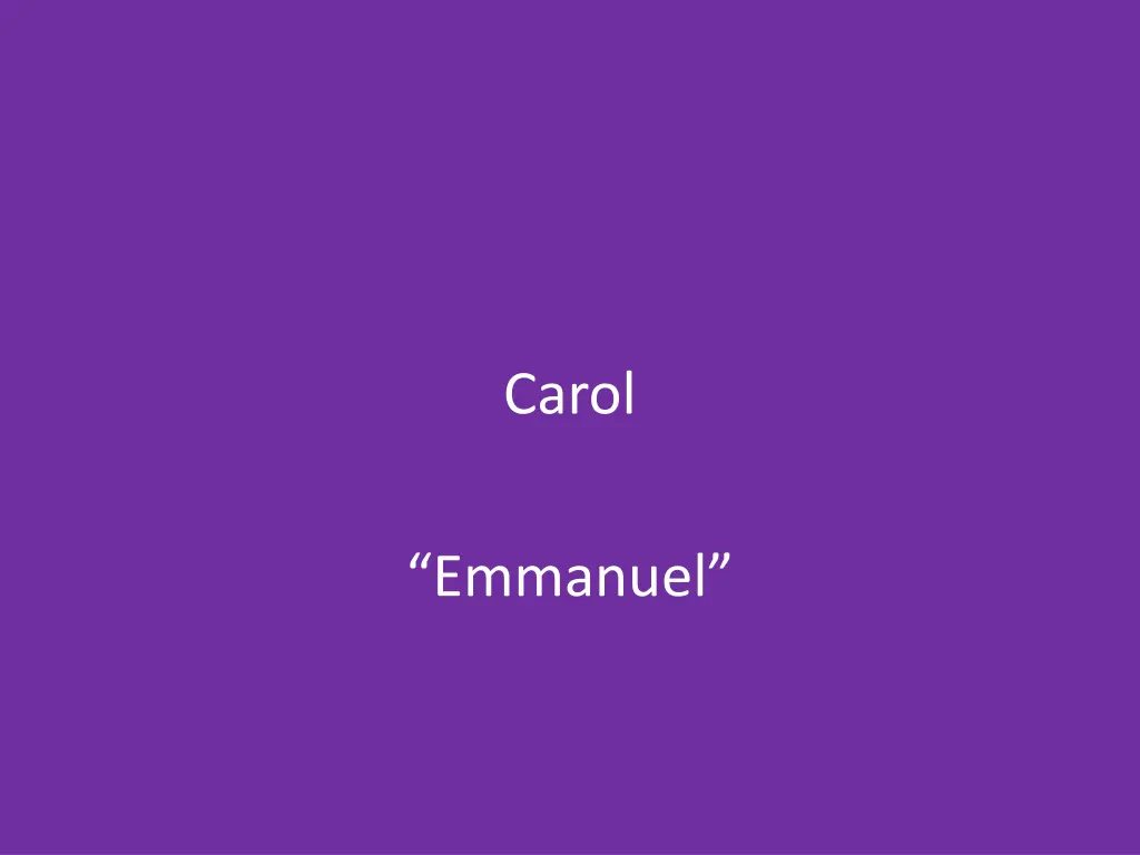 carol 2