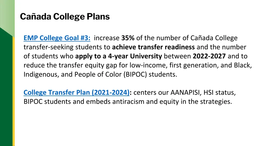 ca ada college plans