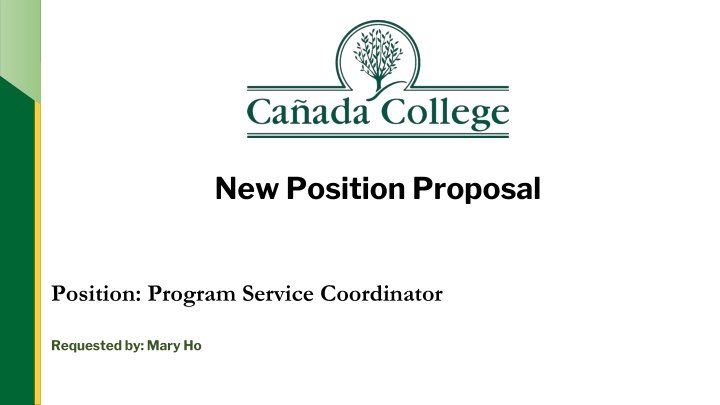 new position proposal