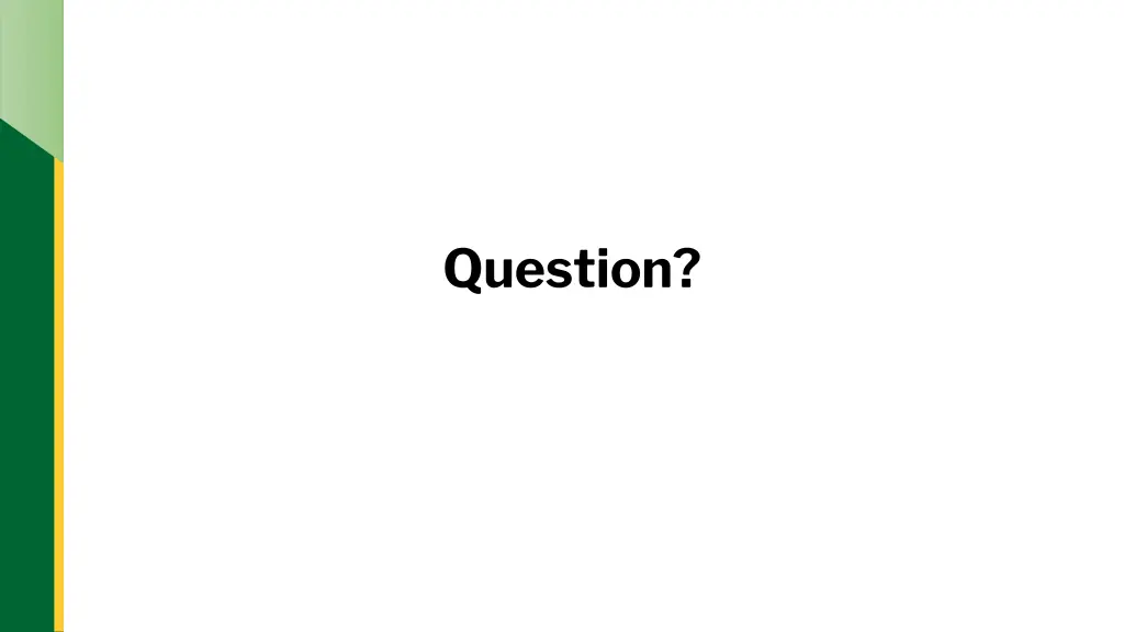 question