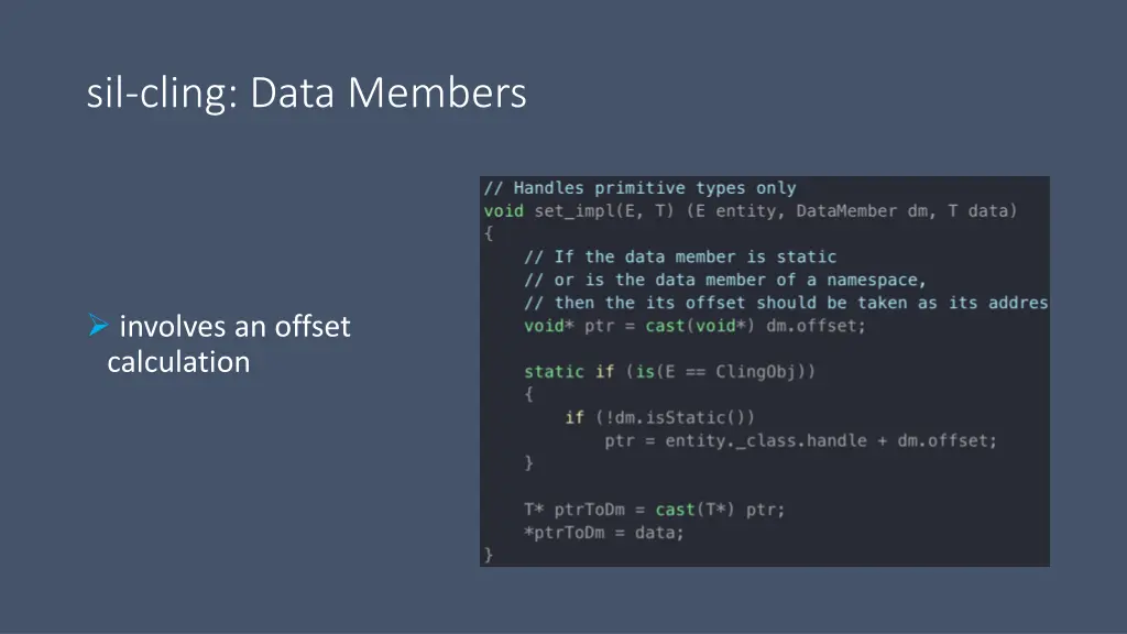 sil cling data members