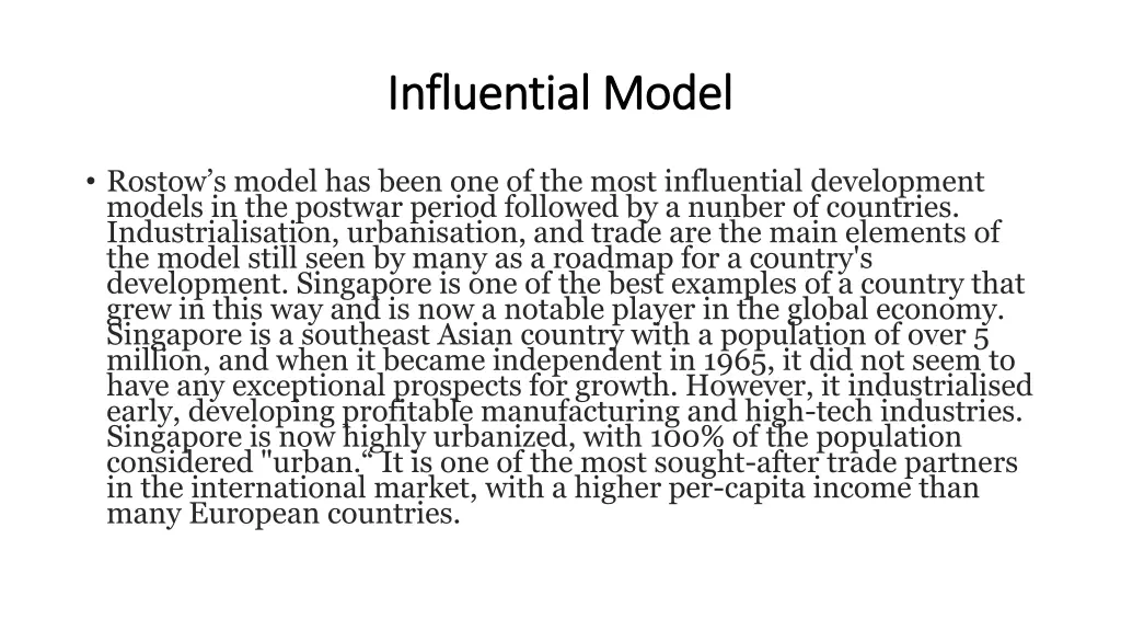 influential model influential model