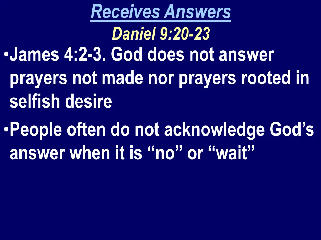 receives answers daniel 9 20 23 1