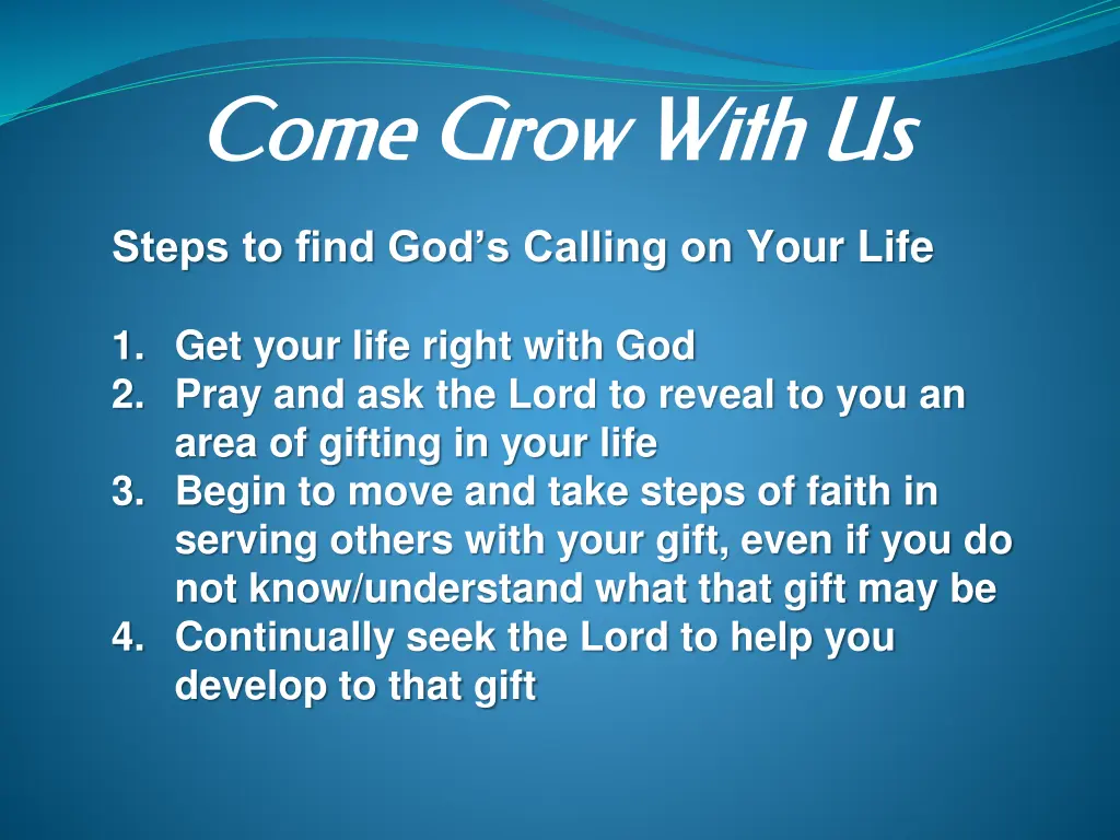 come grow with us come grow with us 9