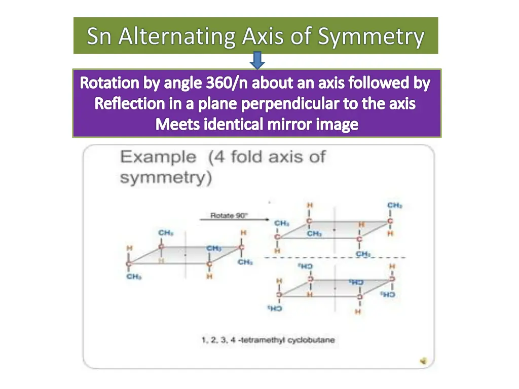 rotation by angle 360 n about an axis followed