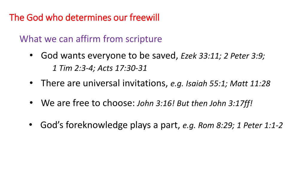 the god who determines our freewill 11