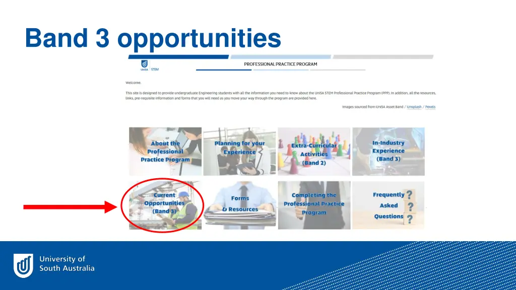 band 3 opportunities