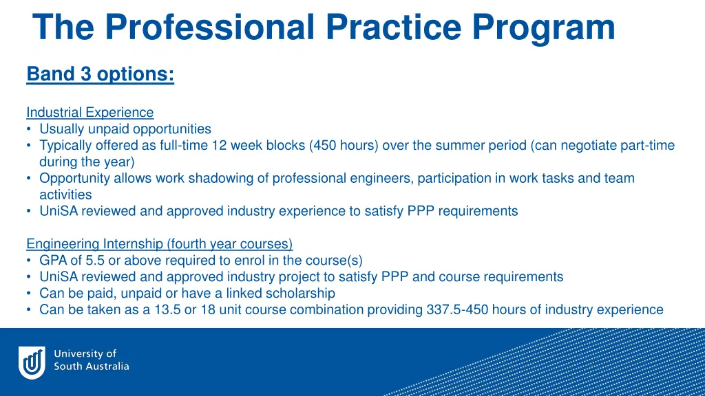 the professional practice program 2