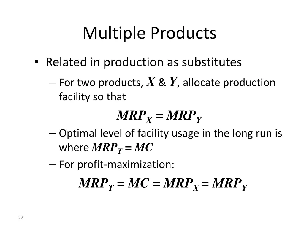 multiple products 1