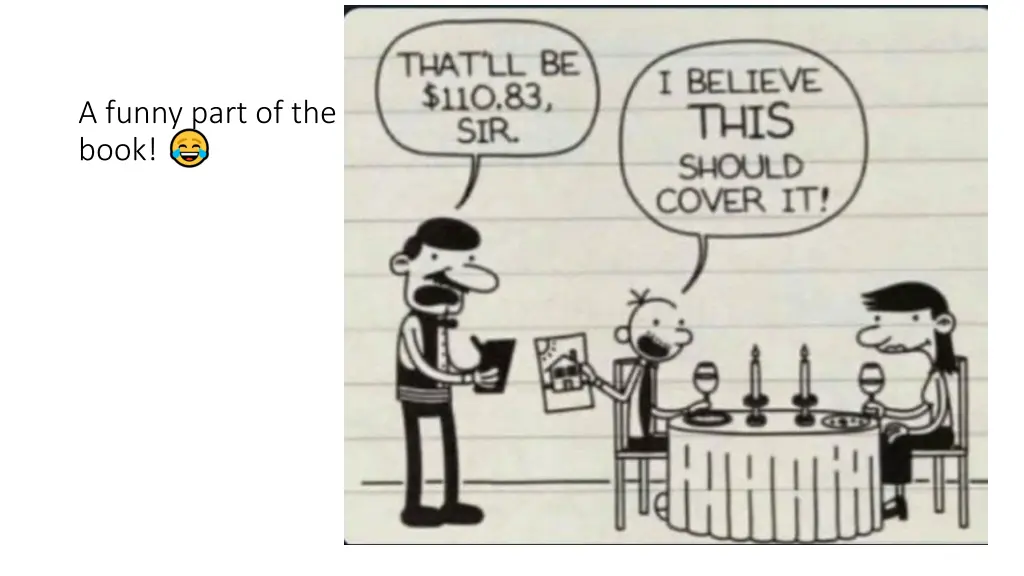 a funny part of the book