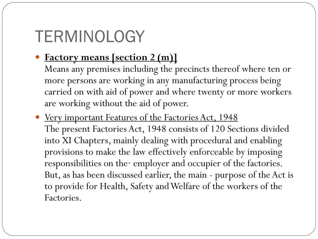 terminology