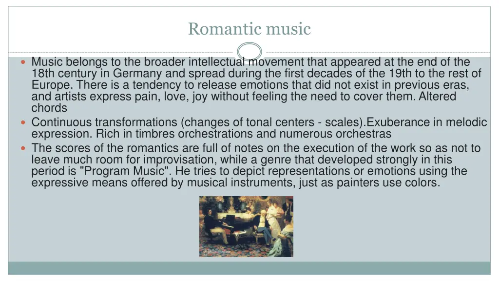 romantic music
