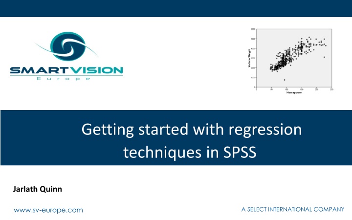getting started with regression techniques in spss