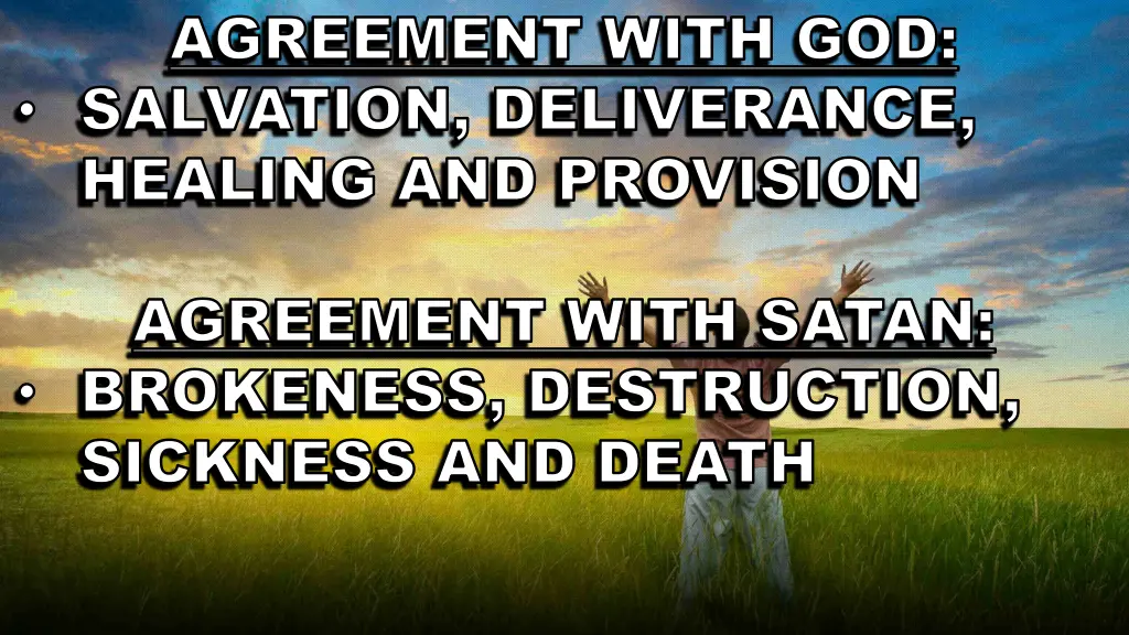 agreement with god agreement with god salvation