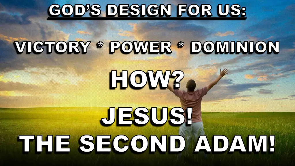 god s design for us god s design for us