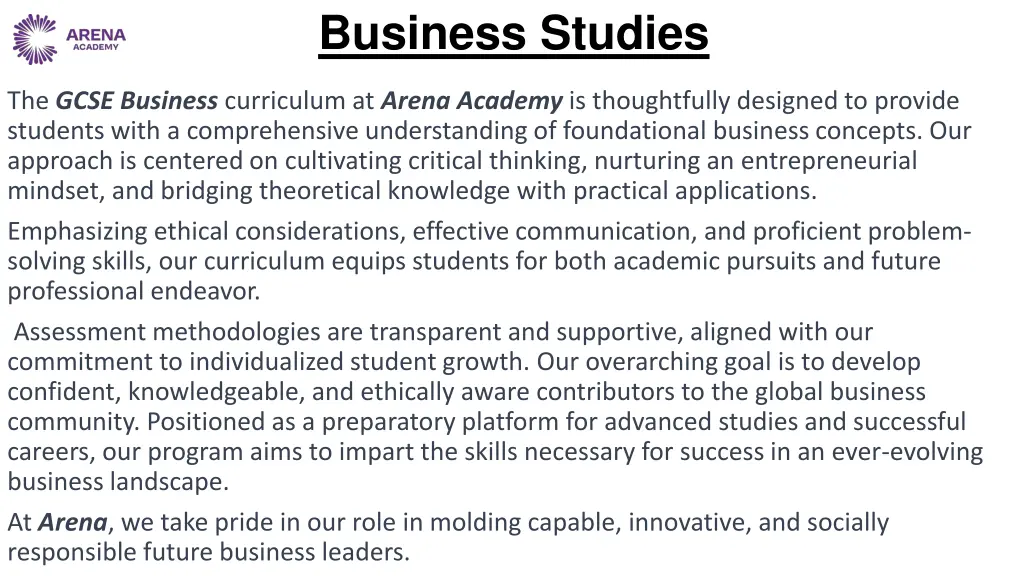 business studies