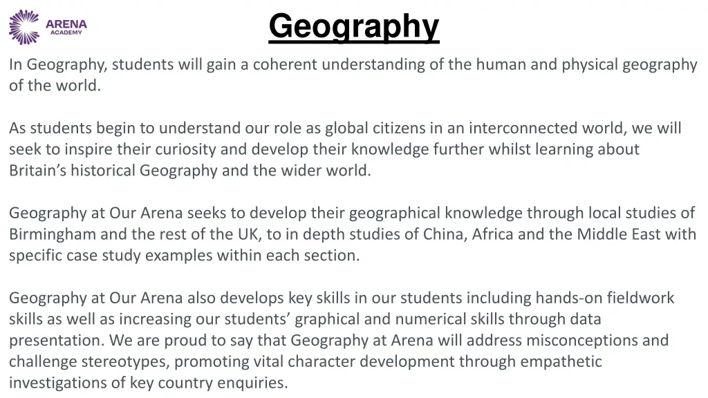 geography