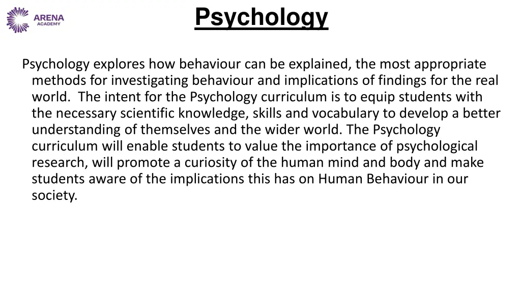 psychology