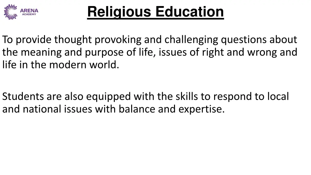 religious education