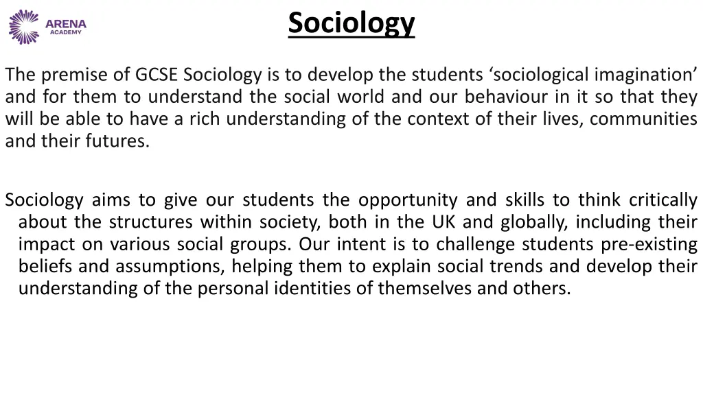 sociology