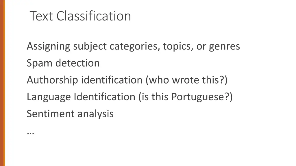 text classification